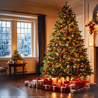 Buy canvas prints of Christmas Tree by Graham Lathbury