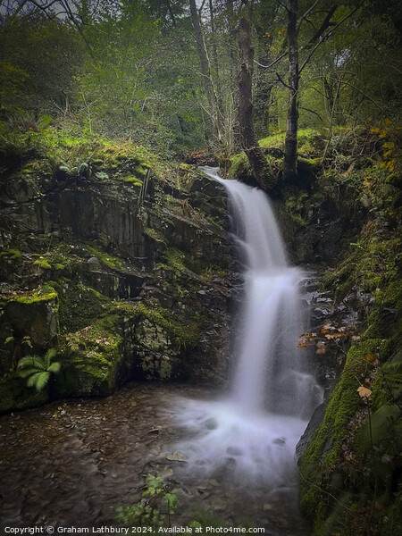 Lake District Waterfall Picture Board by Graham Lathbury