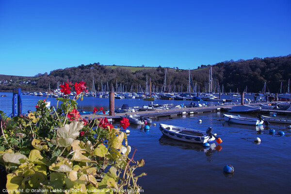 River Dart Dartmouth Picture Board by Graham Lathbury