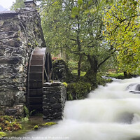 Buy canvas prints of Borrowdale Water Mill by Graham Lathbury