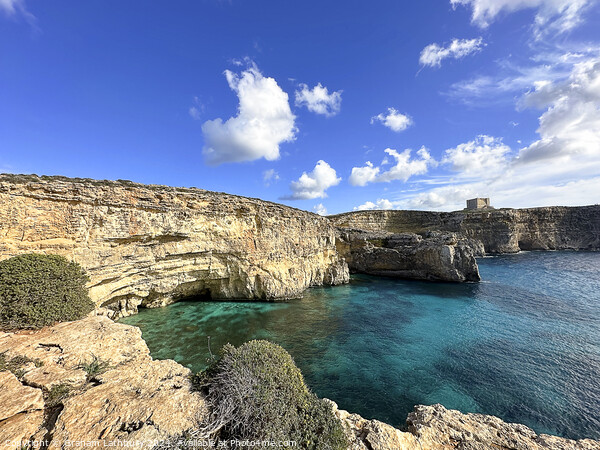 Blue Lagoon, Comino, Malta Picture Board by Graham Lathbury