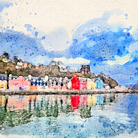Buy canvas prints of Tobermory, Isle of Mull by Graham Lathbury