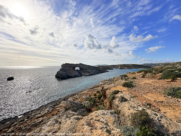 Blue Lagoon Comino, Malta Picture Board by Graham Lathbury