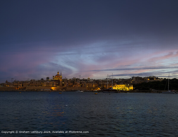 Valletta Harbour, Malta Picture Board by Graham Lathbury