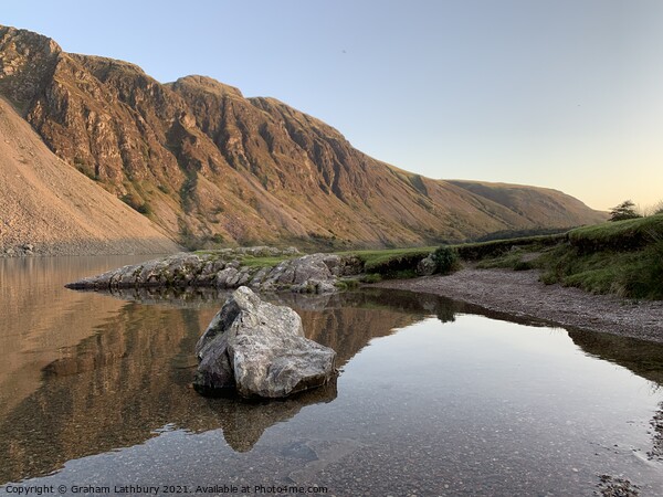 Wastwater Lake District Picture Board by Graham Lathbury