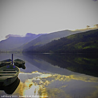 Buy canvas prints of Lake Nantlle, Snowdonia by Graham Lathbury