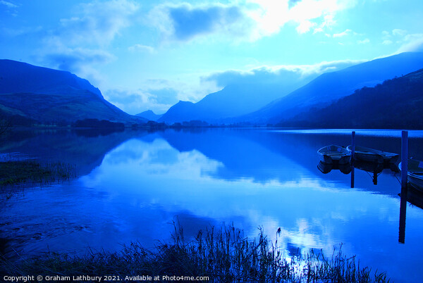Lake nantlle, Snowdonia Picture Board by Graham Lathbury