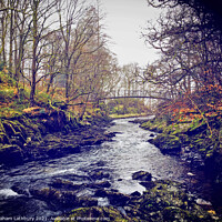 Buy canvas prints of Great Langdale Beck, Elterwater by Graham Lathbury