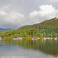 Buy canvas prints of Yachts on Lake Windermere, Lake District by Graham Lathbury