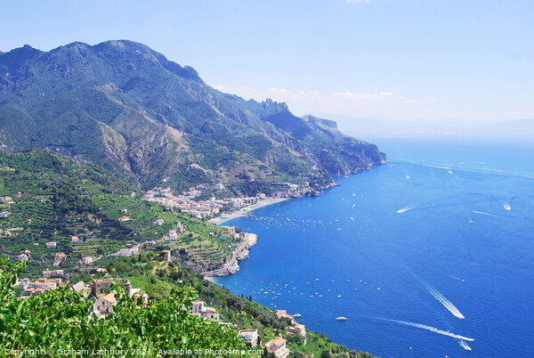Amalfi Coast Italy Picture Board by Graham Lathbury