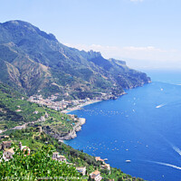 Buy canvas prints of Amalfi Coast Italy by Graham Lathbury