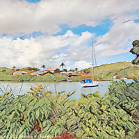 Buy canvas prints of Nelsons Dockyard Antigua by Stuart Chard