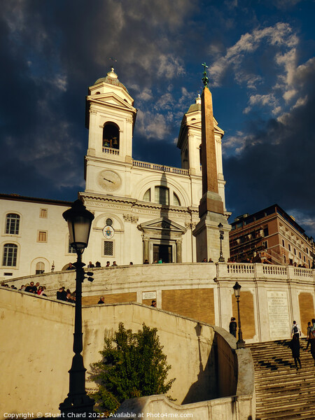 Spanish Steps Rome Picture Board by Travel and Pixels 