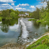 Buy canvas prints of Ludlow weir on the River teme by Stuart Chard