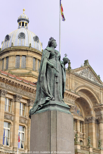 Statue of Queen Victoria Birmingham Picture Board by Travel and Pixels 