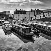 Buy canvas prints of Birmingham Canal Boats by Stuart Chard