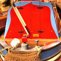 Buy canvas prints of Birmingham Canal Boat  by Stuart Chard
