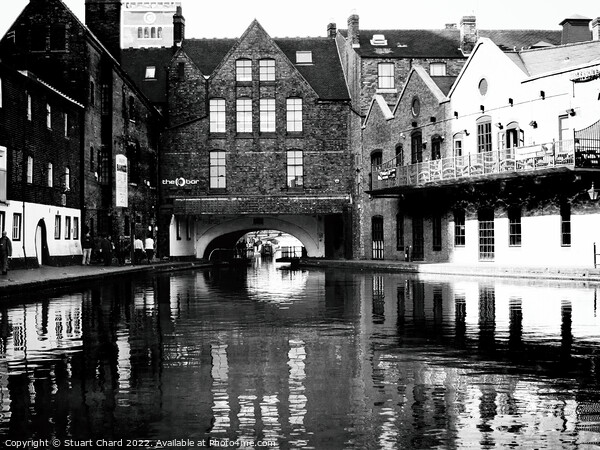 Birmingham Canal Picture Board by Stuart Chard