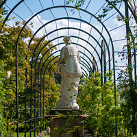 Buy canvas prints of Trentham Gardens Statue by Stuart Chard