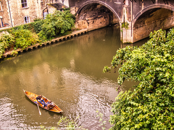 Canoeing in Bath Picture Board by Travel and Pixels 