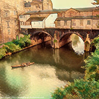 Buy canvas prints of Canoeing in Bath by Stuart Chard