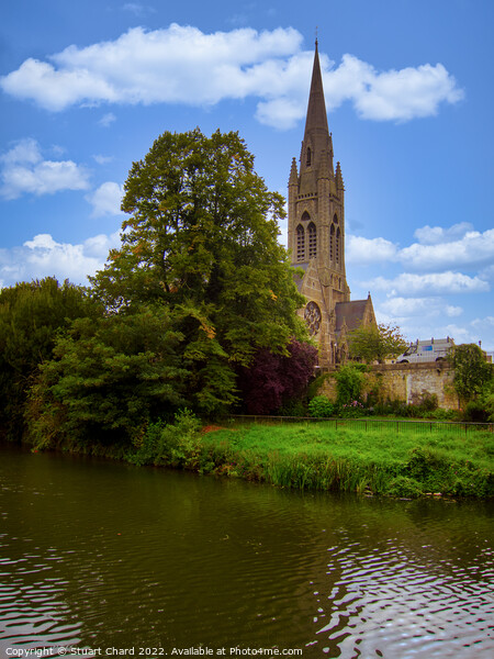 River Avon and Church Picture Board by Travel and Pixels 