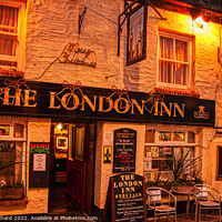Buy canvas prints of The London Inn pub at Padstow Cornwall by Stuart Chard