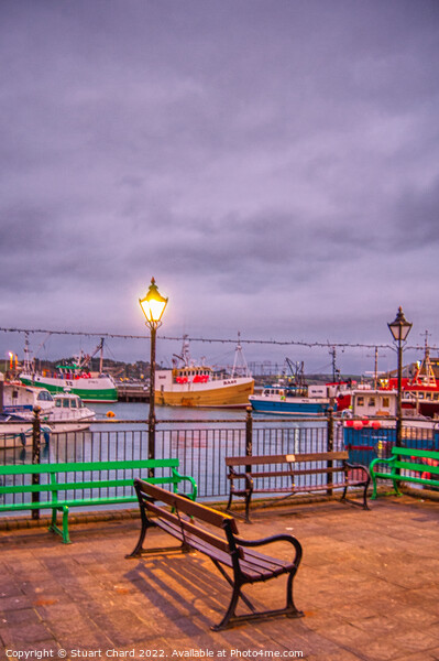 Padstow Harbourat Night Picture Board by Travel and Pixels 