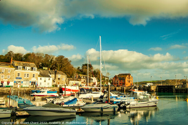 Padstow harbour and fishing boats Picture Board by Travel and Pixels 