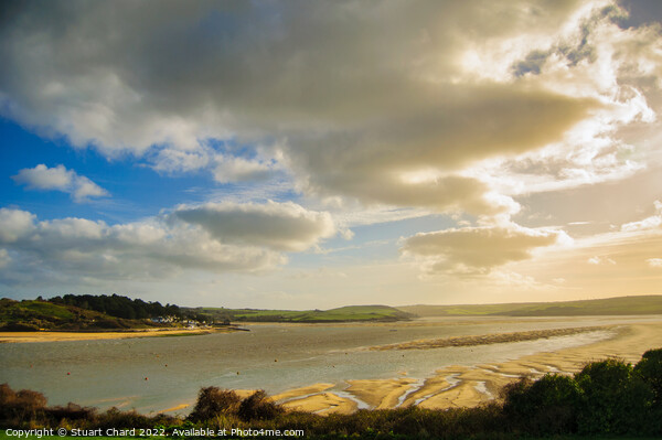 Camel Estuary Cornwall Picture Board by Travel and Pixels 