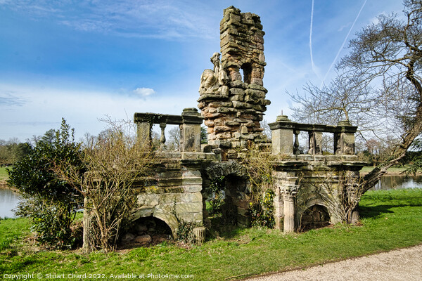 The Ruin at Shugborough estate Picture Board by Stuart Chard