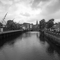 Buy canvas prints of River Lee in Cork, Ireland by Stuart Chard