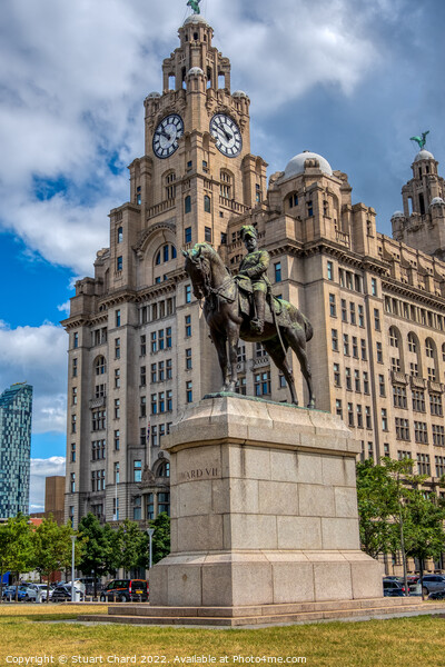 Royal Liver Building Picture Board by Stuart Chard