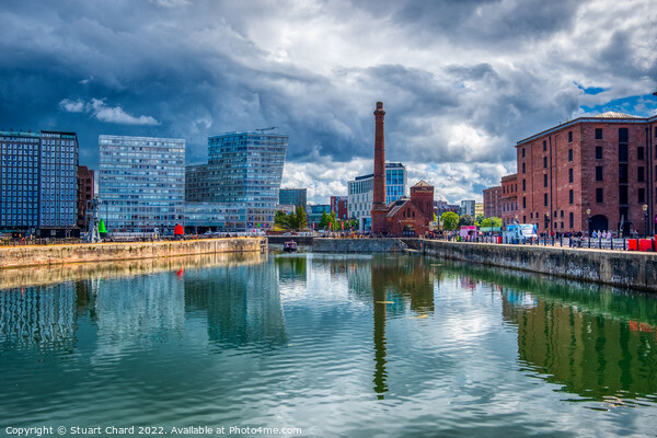 Royal Albert Dock LiverpoolOutdoor  Picture Board by Stuart Chard