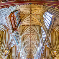 Buy canvas prints of Lichfield Cathedral by Stuart Chard