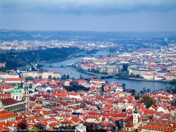 Aerial view of Prague Picture Board by Travel and Pixels 