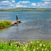 Buy canvas prints of Trout Fishing on the Loch of Harray by Stuart Chard