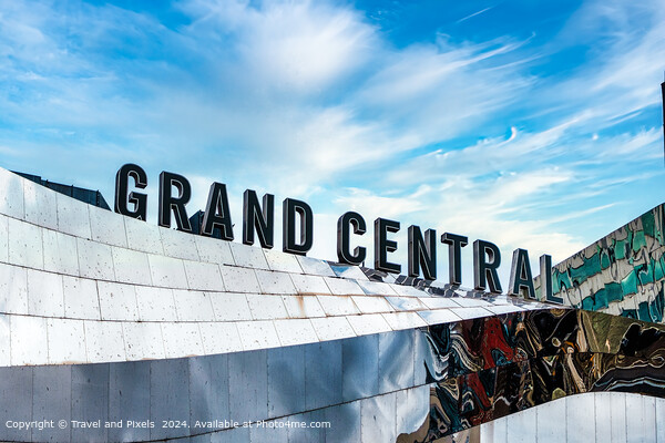 Grand Central Birmingham Picture Board by Travel and Pixels 