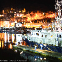 Buy canvas prints of Whitby Harbour Fisheries Patrol Boat by Stuart Chard
