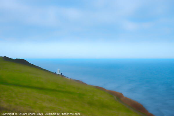 Whitby lighthouse on the Cleveland Way path Picture Board by Travel and Pixels 