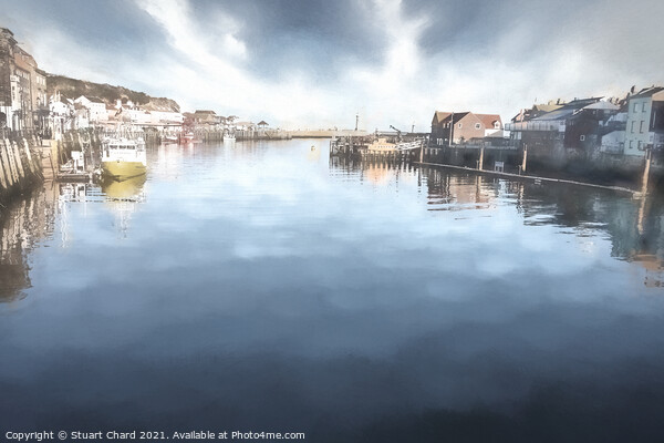 Whitby Harbour and boats Picture Board by Travel and Pixels 