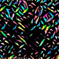 Buy canvas prints of Stained glass shards by Stuart Chard