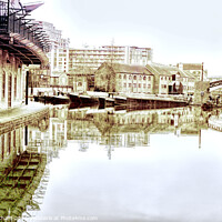 Buy canvas prints of Birmingham Canal by Stuart Chard
