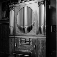 Buy canvas prints of Old Church Organ  by Stuart Chard