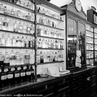 Buy canvas prints of Old English Victorian  Pharmacy by Stuart Chard