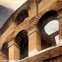 Buy canvas prints of Colosseum, Rome Italy by Stuart Chard