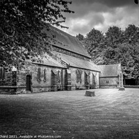 Buy canvas prints of English country church in Great Wyrley by Stuart Chard