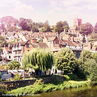 Buy canvas prints of Historic town of Bridgnorth in Shropshire by Stuart Chard