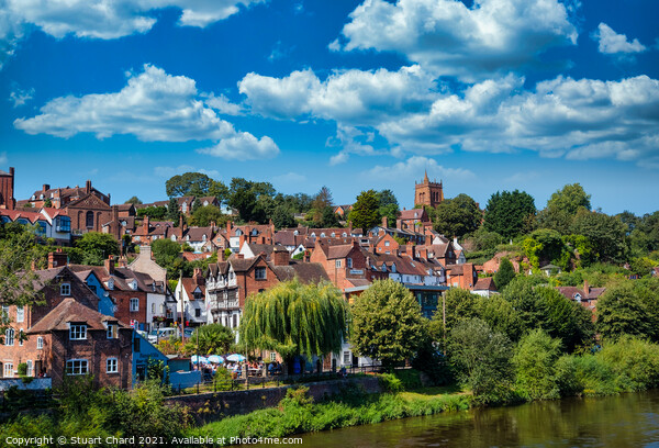 Historic town of Bridgnorth in Shropshire Picture Board by Travel and Pixels 