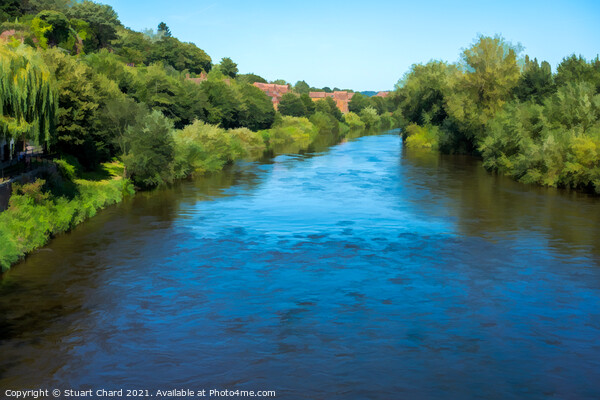River Severn Bridgnorth Shropshire Picture Board by Travel and Pixels 